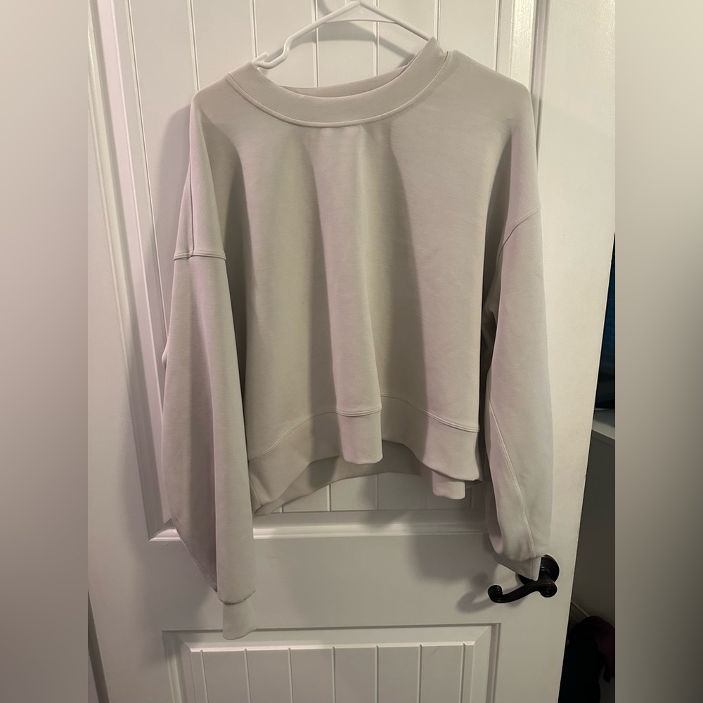 Lululemon Softstreme Perfectly Oversized Cropped Crew